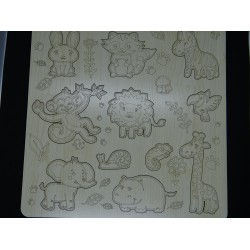 Hayvanlar Puzzle (30X30cm) 